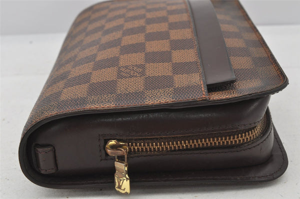 Authentic Louis Vuitton Damier Saint Louis Clutch Hand Bag Purse N51993 LV 4764K