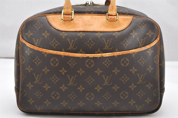 Authentic Louis Vuitton Monogram Deauville Hand Bag M47270 LV 4765K