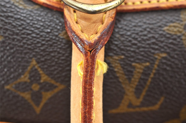 Authentic Louis Vuitton Monogram Deauville Hand Bag M47270 LV 4765K