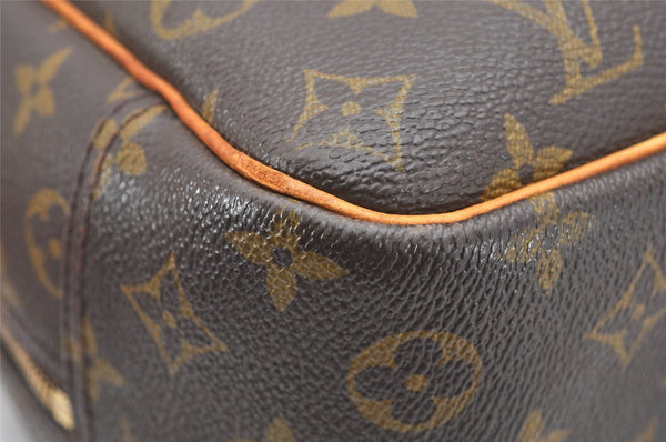 Authentic Louis Vuitton Monogram Deauville Hand Bag M47270 LV 4765K