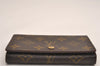 Auth Louis Vuitton Monogram Porte Monnaie Billets Tresor Wallet M61730 LV 4766J