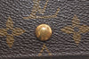Auth Louis Vuitton Monogram Porte Monnaie Billets Tresor Wallet M61730 LV 4766J