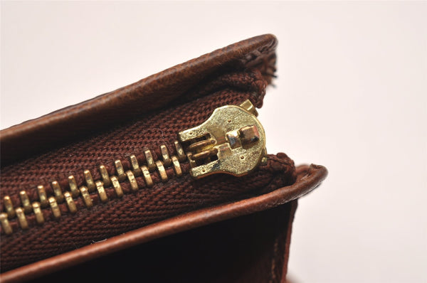 Auth Louis Vuitton Monogram Porte Monnaie Billets Tresor Wallet M61730 LV 4766J