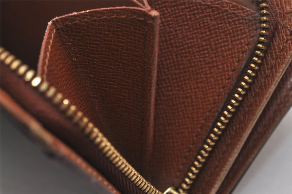 Auth Louis Vuitton Monogram Porte Monnaie Billets Tresor Wallet M61730 LV 4766J