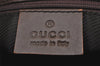 Authentic GUCCI Shoulder Tote Bag GG Canvas Leather 0021098 Brown Junk 4767I