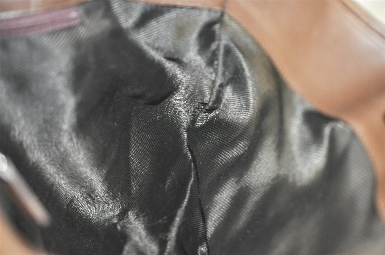 Authentic GUCCI Shoulder Tote Bag GG Canvas Leather 0021098 Brown Junk 4767I