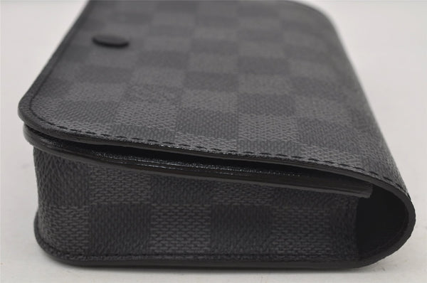 Auth Louis Vuitton Damier Graphite Ceinture Pochette Homme Waist Bag Junk 4767J