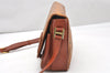 Authentic MCM Vintage Visetos Leather Shoulder Cross Body Bag Purse Brown 4767K