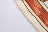 Authentic CHANEL Scarf Vintage Flower Motif CC Logo Silk White 4770I