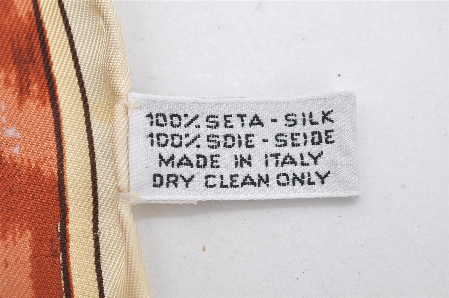 Authentic CHANEL Scarf Vintage Flower Motif CC Logo Silk White 4770I