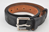 Auth Louis Vuitton Mahina Ceinture Perfo Belt 90cm 35.4" Black M6931 LV 4770K