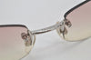 Authentic CHANEL Sunglasses CC Logos CoCo Mark Titanium 4002 Pink Clear 4771K