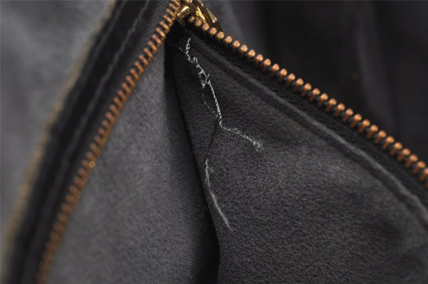 Auth Louis Vuitton Epi Saint Jacques Shopping Shoulder Bag Black M52262 LV 4772I