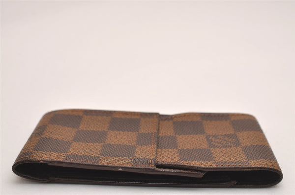 Authentic Louis Vuitton Damier Etui Cigarette Case N63024 LV 4772J
