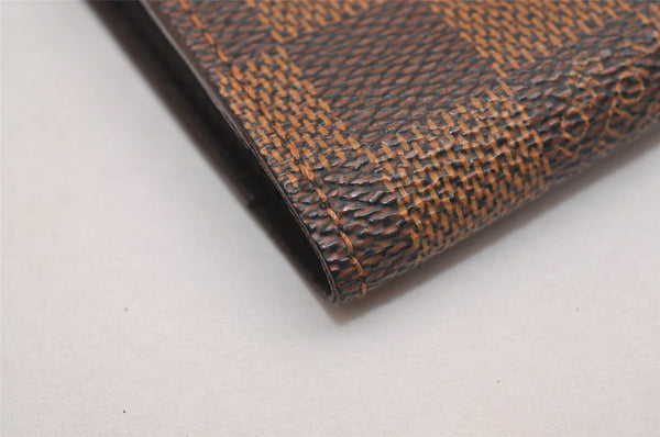 Authentic Louis Vuitton Damier Etui Cigarette Case N63024 LV 4772J