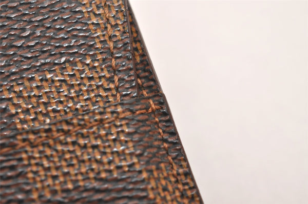 Authentic Louis Vuitton Damier Etui Cigarette Case N63024 LV 4772J