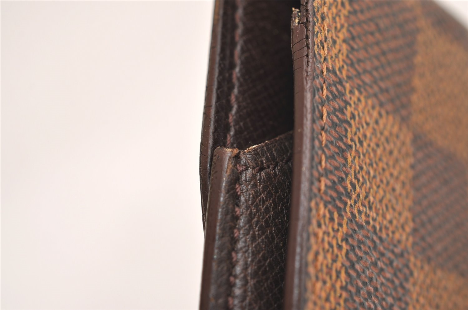 Authentic Louis Vuitton Damier Etui Cigarette Case N63024 LV 4772J