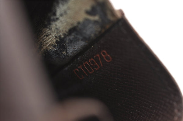 Authentic Louis Vuitton Damier Etui Cigarette Case N63024 LV 4772J