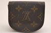 Authentic Louis Vuitton Monogram Porte Monnaie Gousset M61970 Coin Purse 4773J