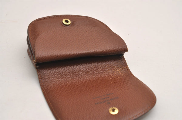 Authentic Louis Vuitton Monogram Porte Monnaie Gousset M61970 Coin Purse 4773J