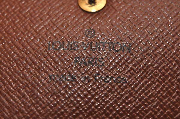 Authentic Louis Vuitton Monogram Porte Monnaie Gousset M61970 Coin Purse 4773J
