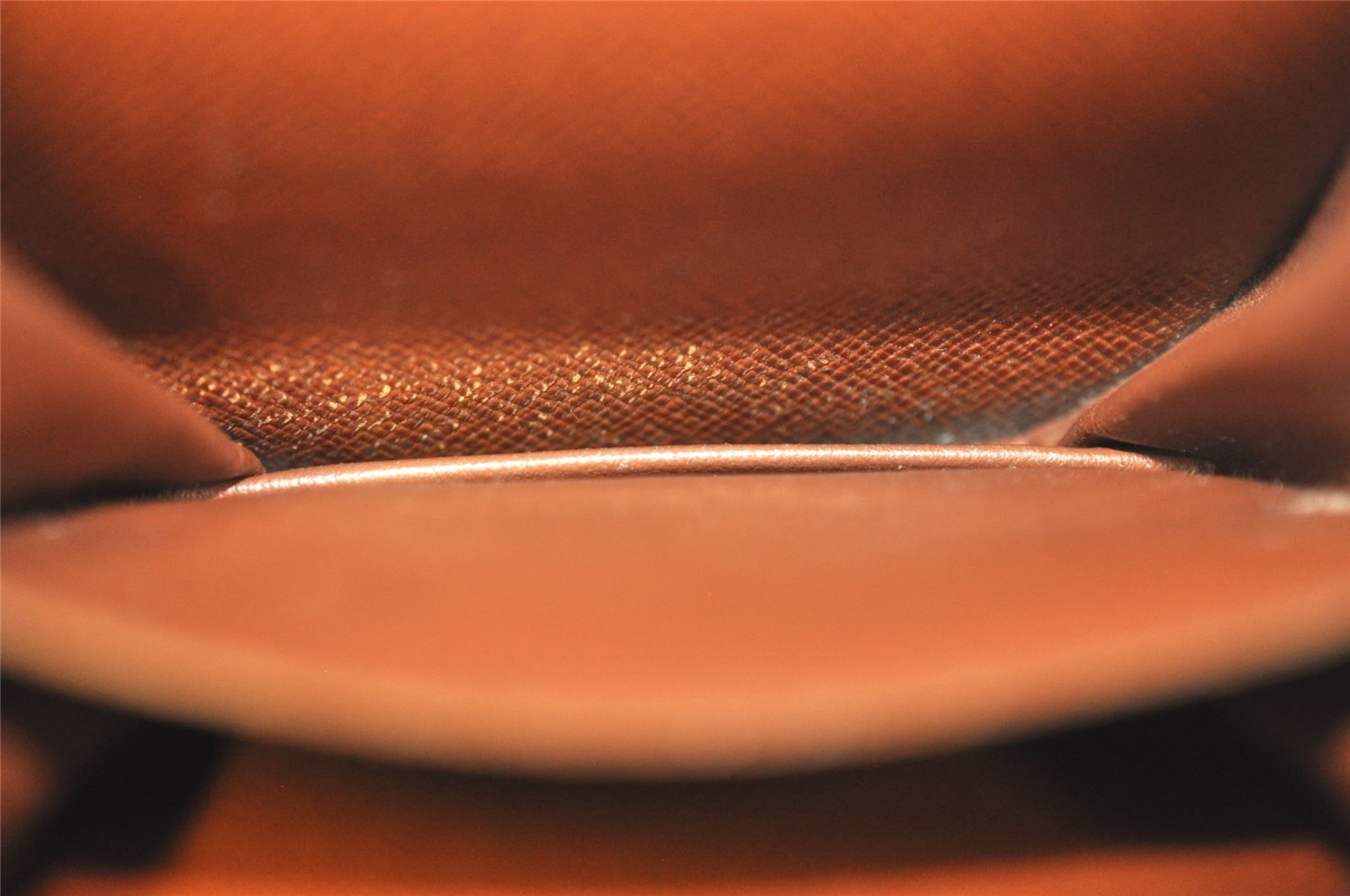 Authentic Louis Vuitton Monogram Porte Monnaie Gousset M61970 Coin Purse 4773J