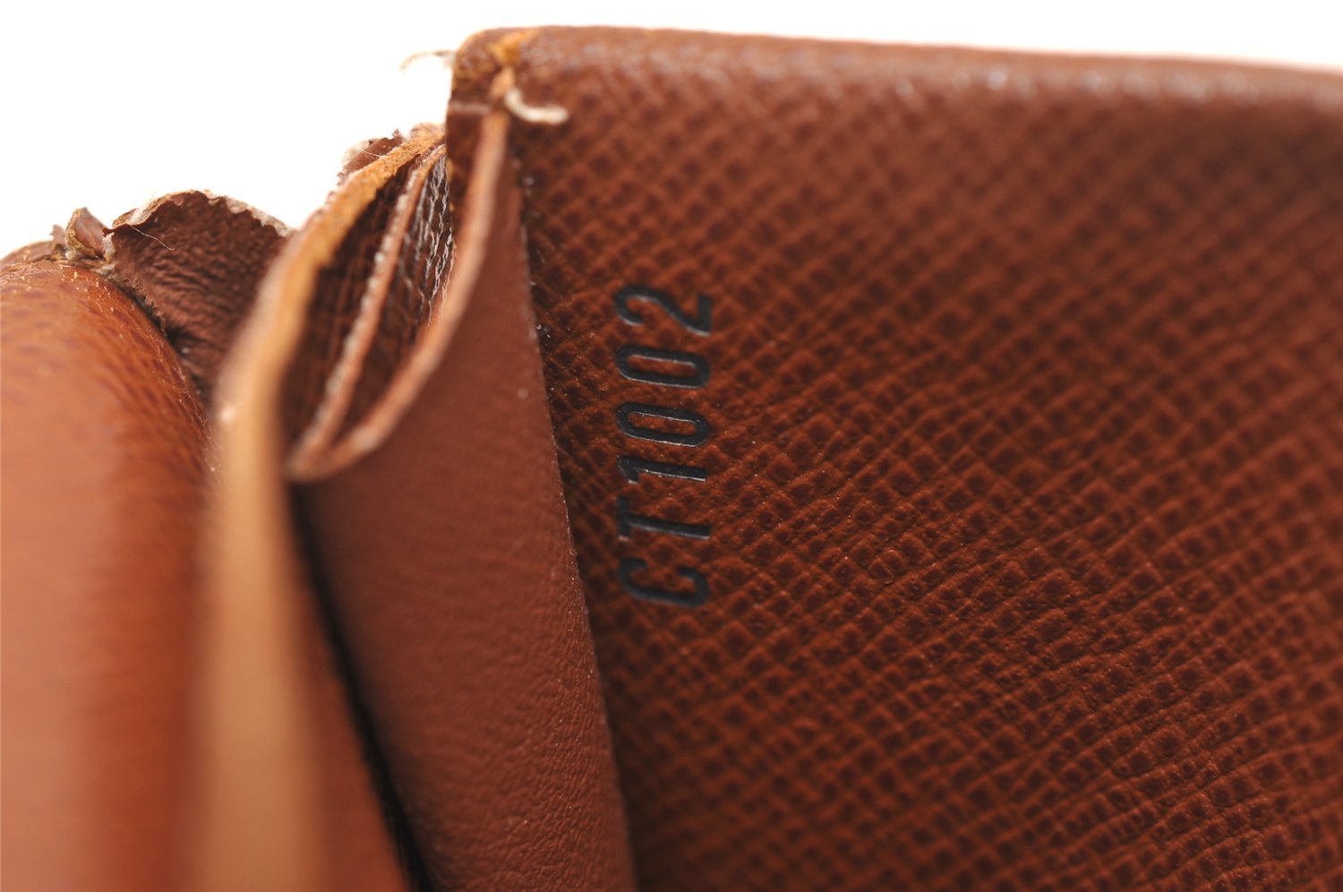 Authentic Louis Vuitton Monogram Porte Monnaie Gousset M61970 Coin Purse 4773J
