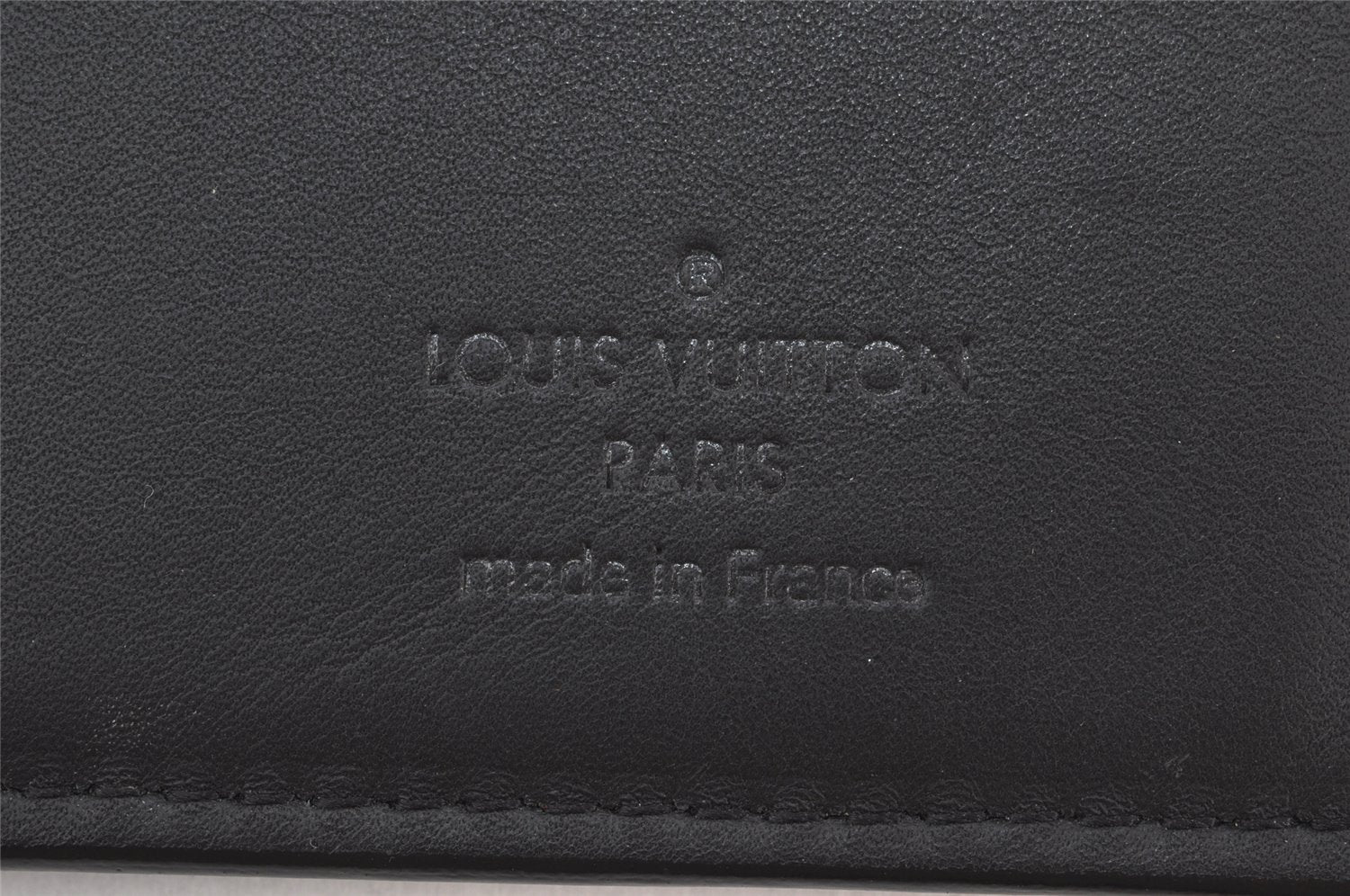 Auth Louis Vuitton Monogram Shadow Portefeuille Brazza Wallet M62900 LV 4774K