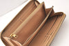 Authentic Louis Vuitton Monogram Empreinte Zippy Wallet Beige M61866 LV 4775K