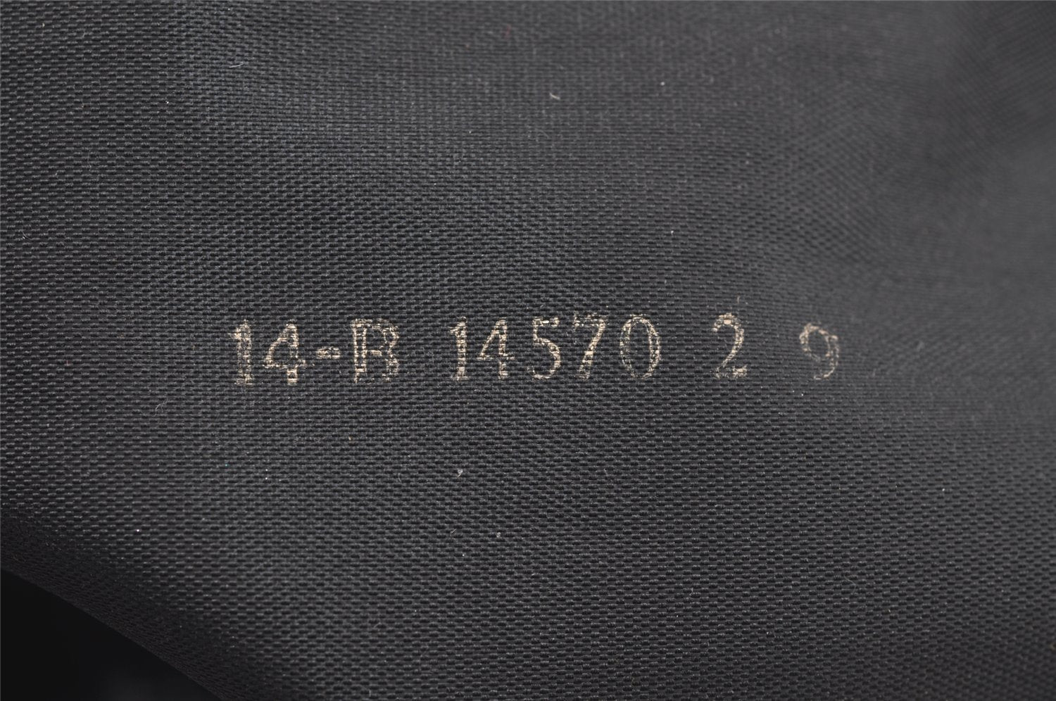Authentic FENDI Vintage Nylon Leather Hand Tote Bag Black 4776I