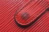 Authentic Louis Vuitton Epi Porte Billets Compact Wallet Red M63557 LV 4776J