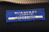 Authentic BURBERRY BLUE LABEL Check Shoulder Bag Nylon Leather Beige 4777I