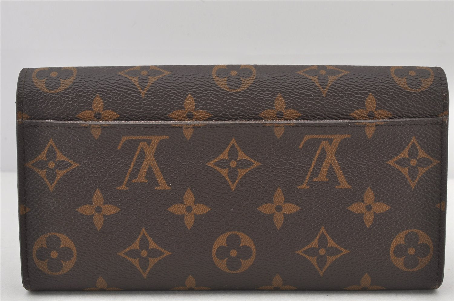 Authentic Louis Vuitton Monogram Portefeuille Sarah Long Wallet M62234 LV 4777K