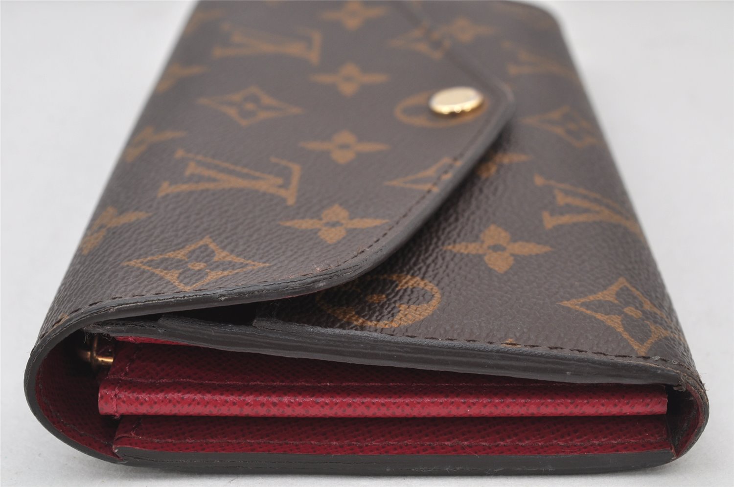 Authentic Louis Vuitton Monogram Portefeuille Sarah Long Wallet M62234 LV 4777K