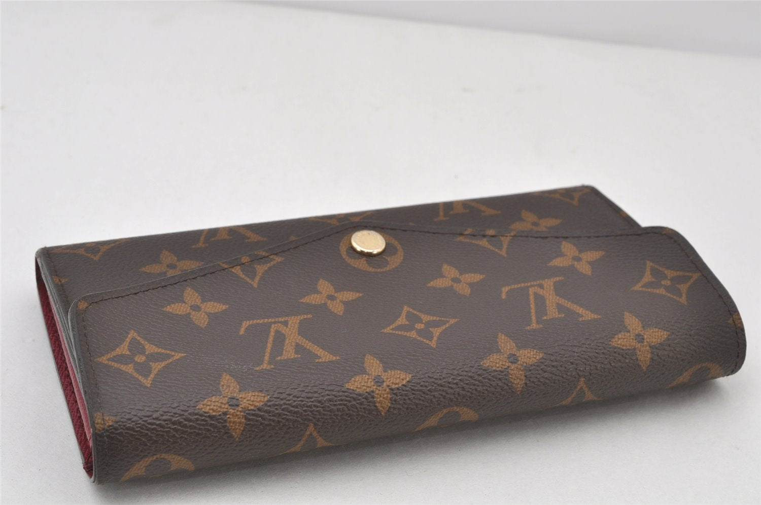 Authentic Louis Vuitton Monogram Portefeuille Sarah Long Wallet M62234 LV 4777K