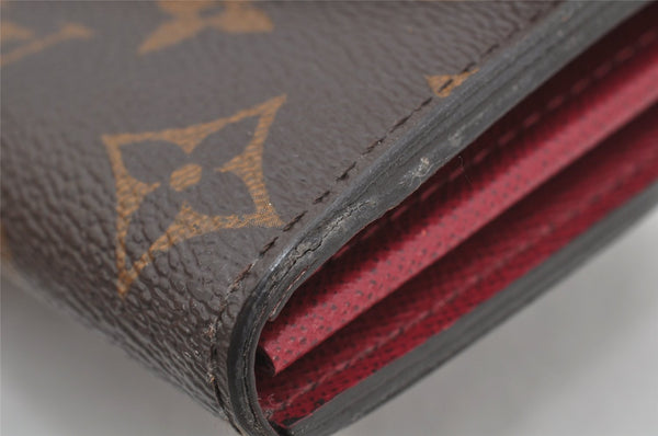 Authentic Louis Vuitton Monogram Portefeuille Sarah Long Wallet M62234 LV 4777K