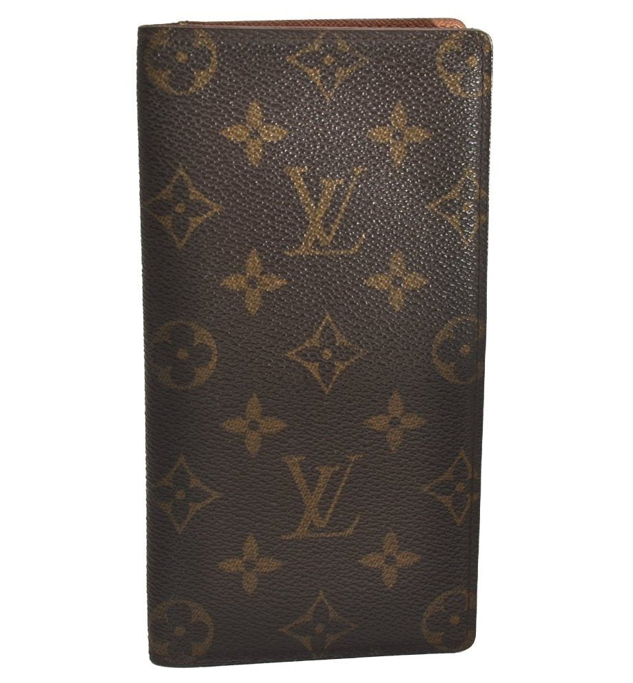 Authentic Louis Vuitton Monogram Porte Valeurs Cartes Credit M61823 Wallet 4778J