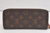 Authentic Louis Vuitton Monogram Portefeuille Clemence Wallet M68314 LV 4778K