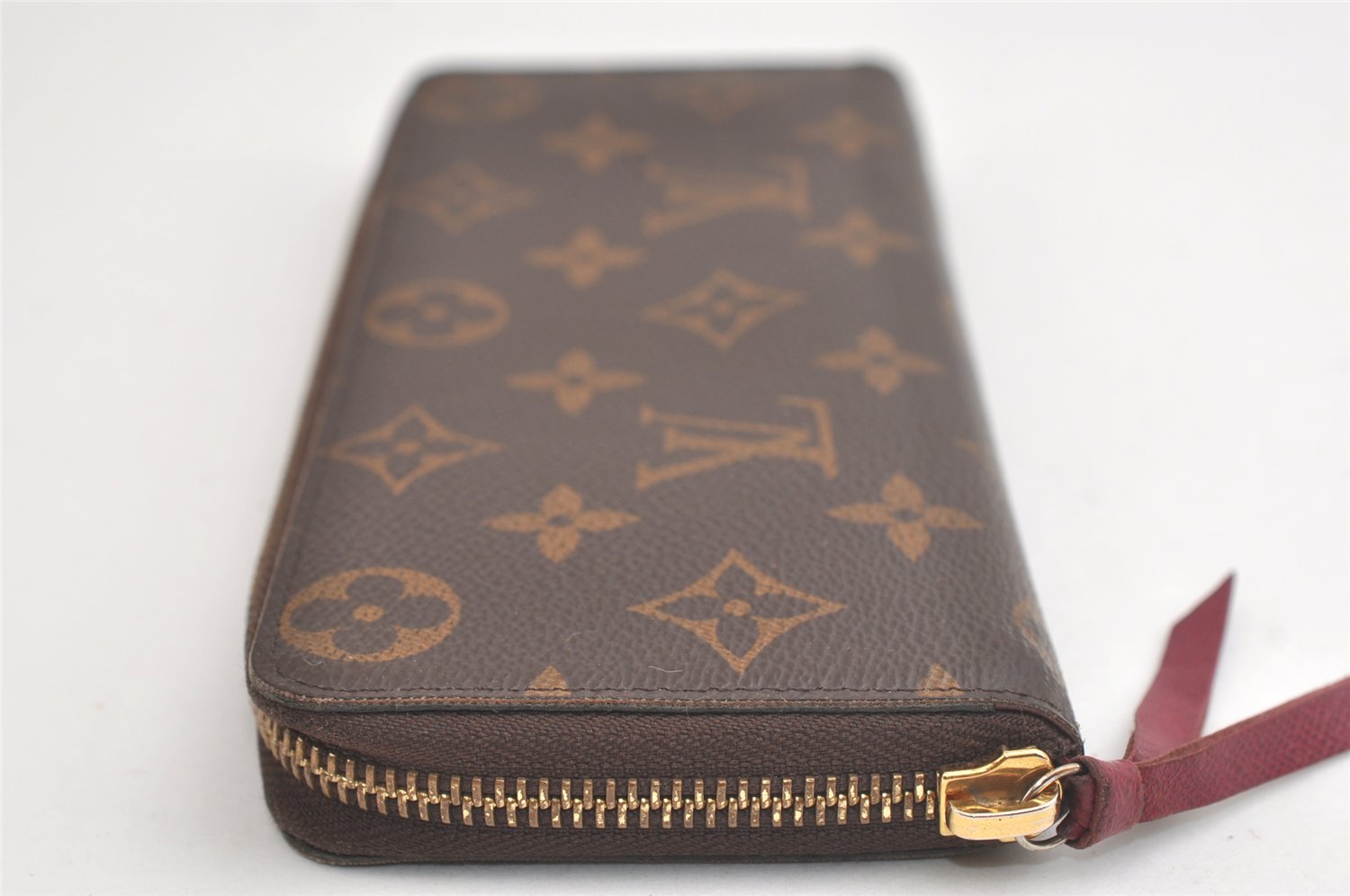 Authentic Louis Vuitton Monogram Portefeuille Clemence Wallet M68314 LV 4778K