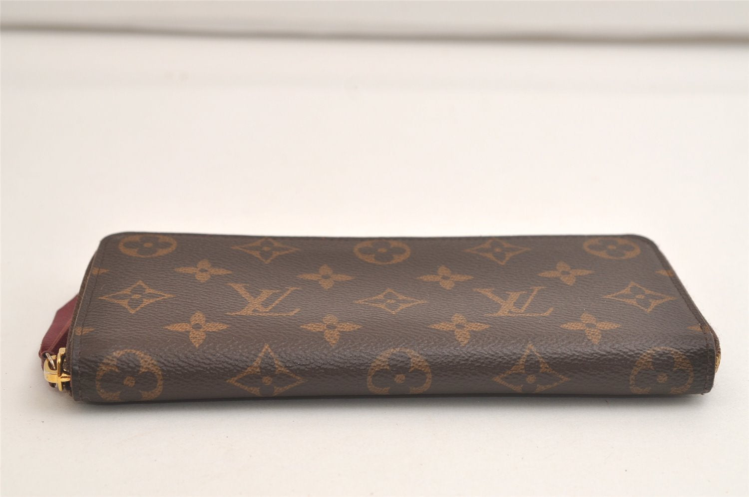 Authentic Louis Vuitton Monogram Portefeuille Clemence Wallet M68314 LV 4778K