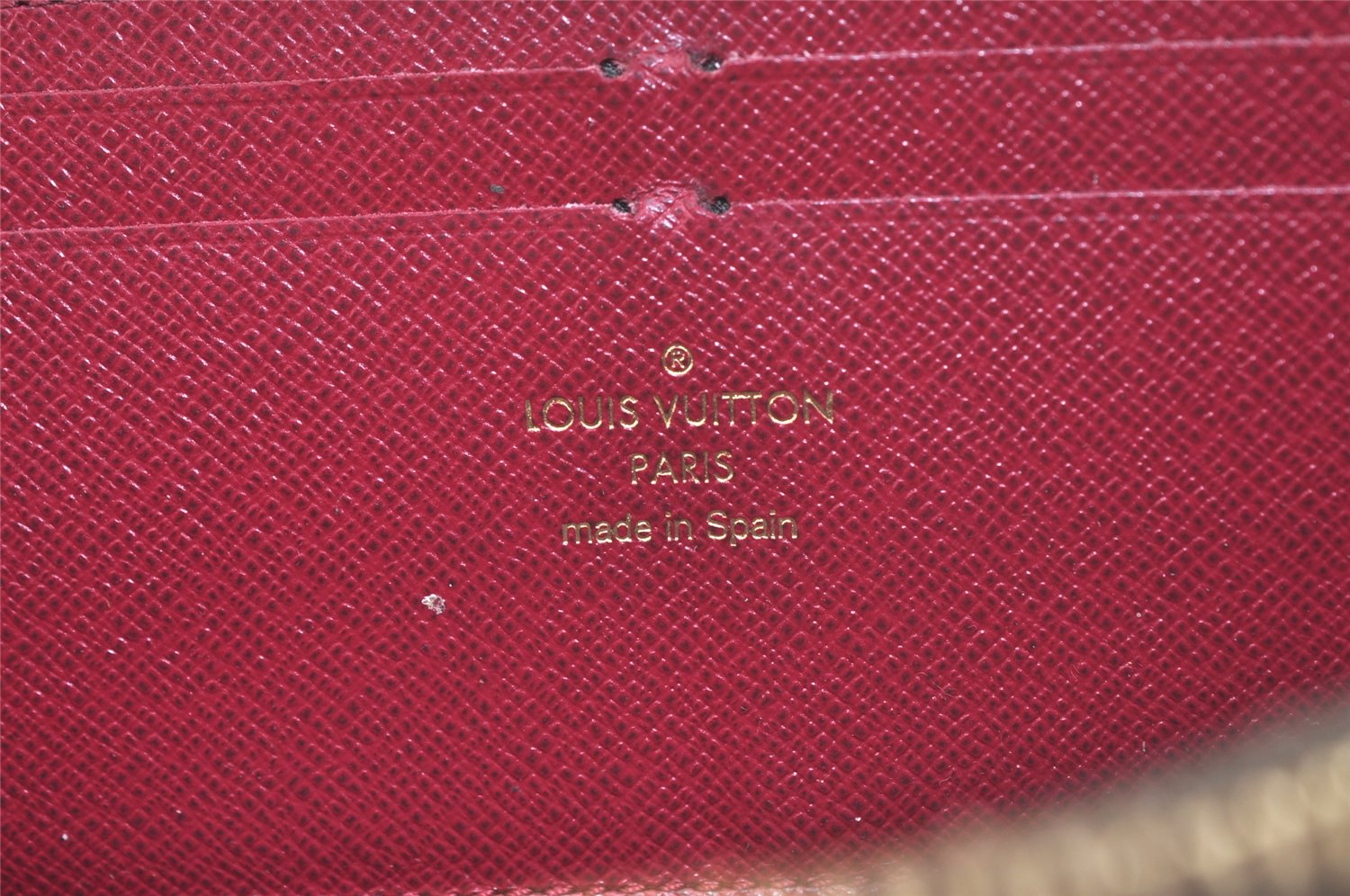 Authentic Louis Vuitton Monogram Portefeuille Clemence Wallet M68314 LV 4778K