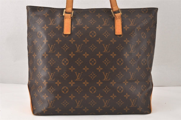 Authentic Louis Vuitton Monogram Cabas Mezzo Shoulder Tote Bag M51151 Junk 4779K