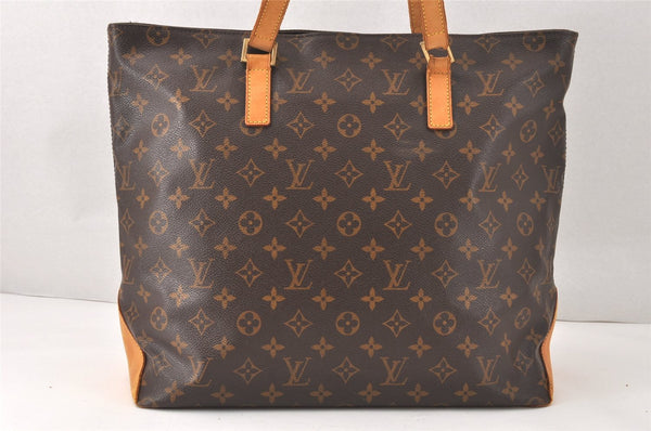 Authentic Louis Vuitton Monogram Cabas Mezzo Shoulder Tote Bag M51151 Junk 4779K
