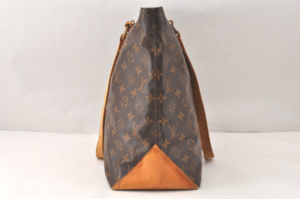 Authentic Louis Vuitton Monogram Cabas Mezzo Shoulder Tote Bag M51151 Junk 4779K
