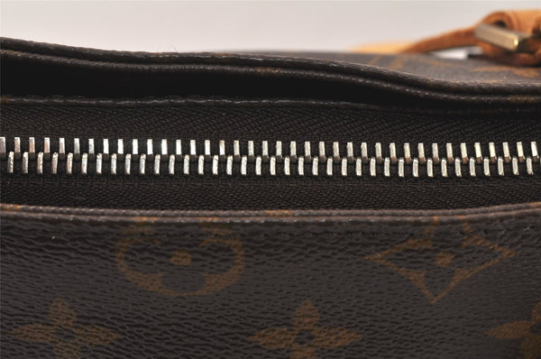 Authentic Louis Vuitton Monogram Cabas Mezzo Shoulder Tote Bag M51151 Junk 4779K