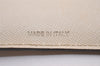 Authentic PRADA SAFFIANO CORNER Leather Bifold Wallet 2M0738 White Box 4780J