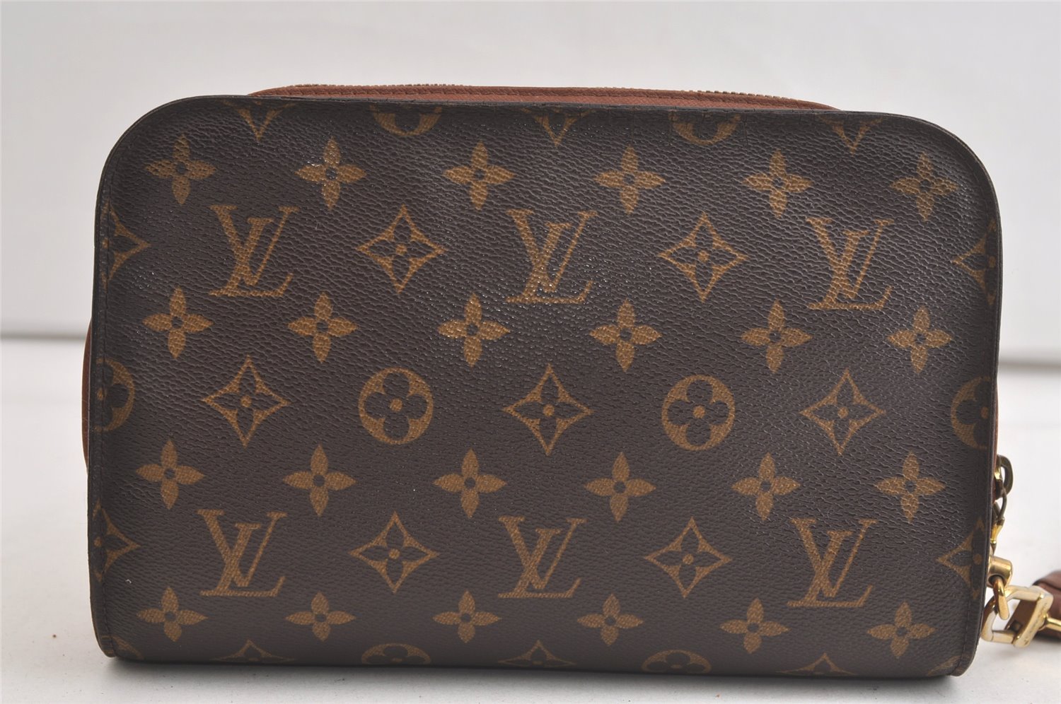 Authentic Louis Vuitton Monogram Orsay Clutch Hand Bag Purse M51790 LV 4780K