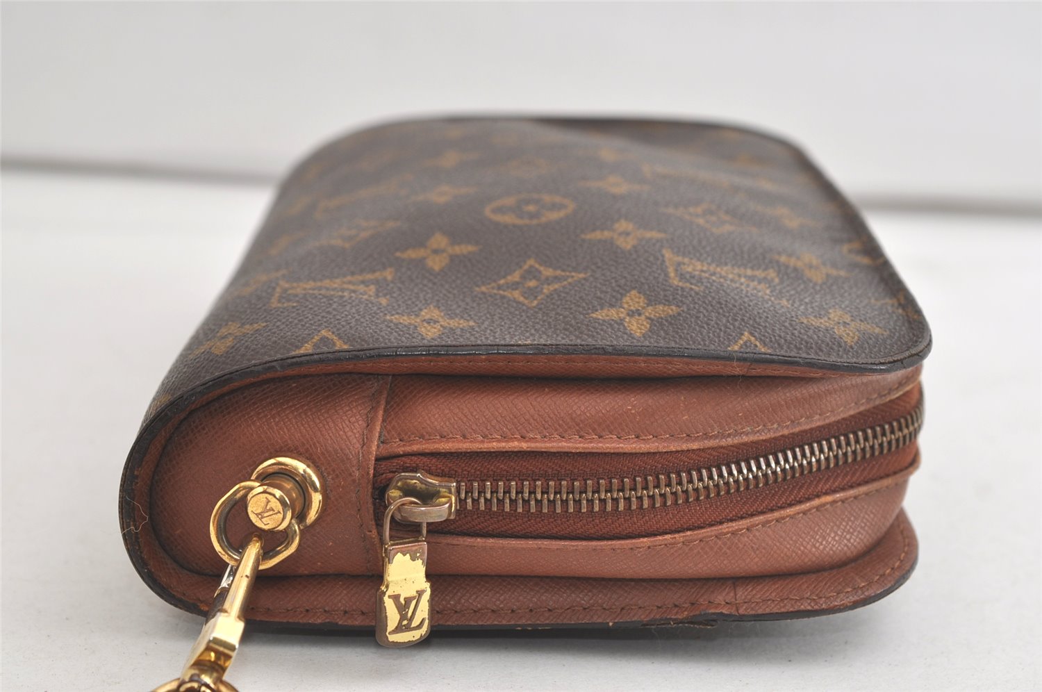 Authentic Louis Vuitton Monogram Orsay Clutch Hand Bag Purse M51790 LV 4780K