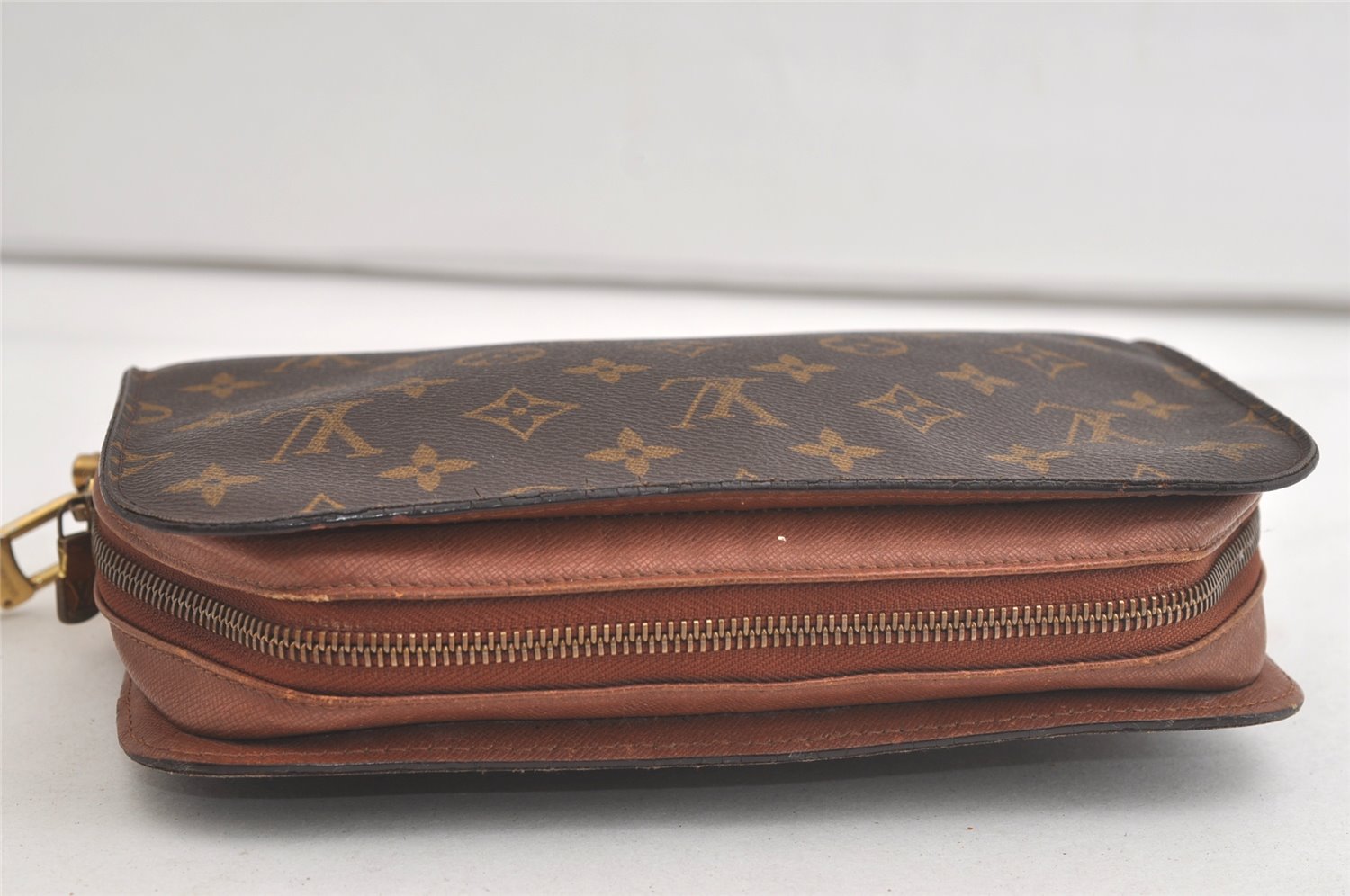 Authentic Louis Vuitton Monogram Orsay Clutch Hand Bag Purse M51790 LV 4780K