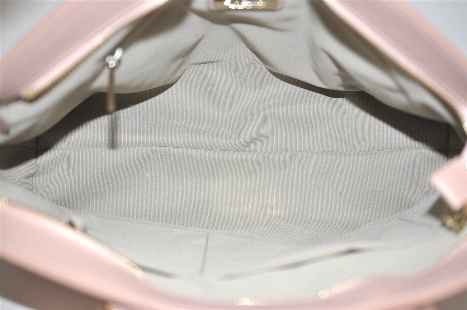 Authentic FURLA Vintage Agata M Leather 2Way Shoulder Tote Bag Pink 4781I